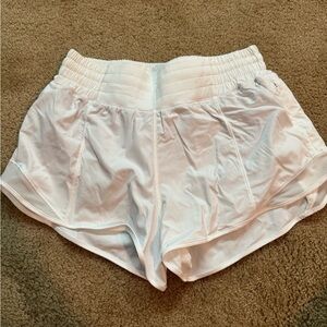 Lululemon Athletica White Athletic Shorts